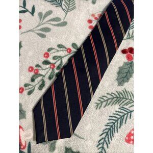 Classic Repp Stripe Tie Lilly Dache Diagonal Striped Men’s Necktie Traditional